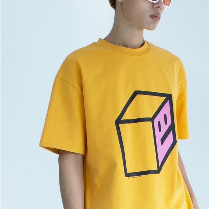 2019_아이코닉 큐브 티셔츠 / Yellow