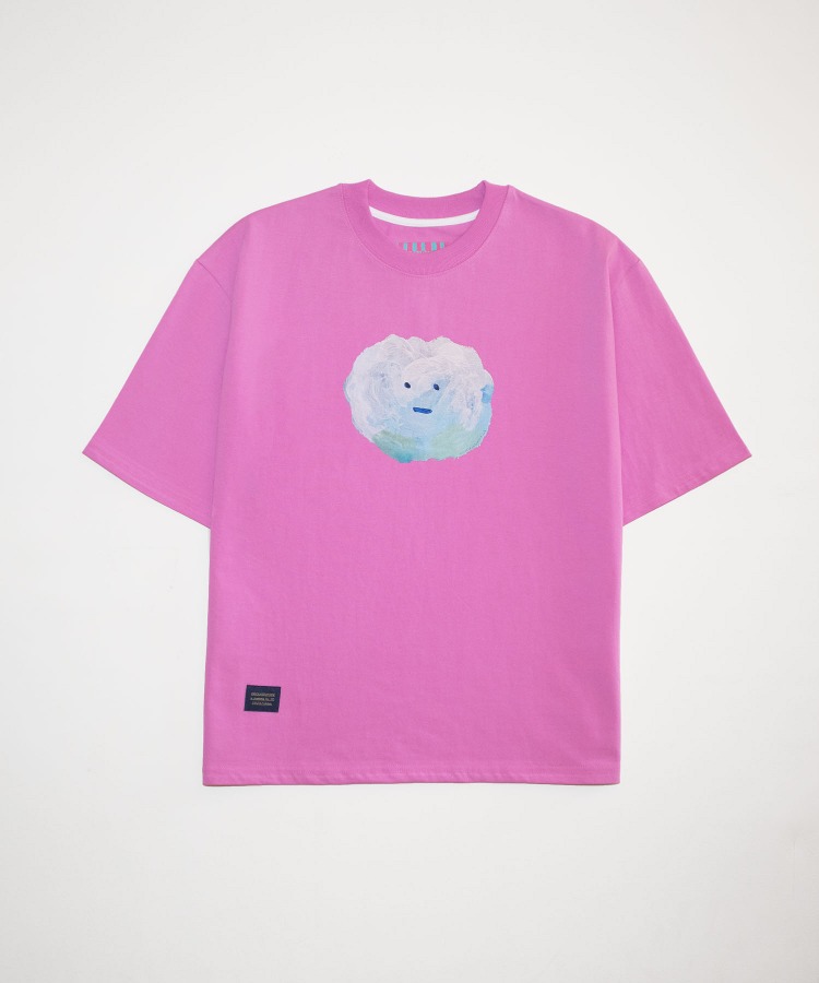 2023_구름 티셔츠 / 핑크